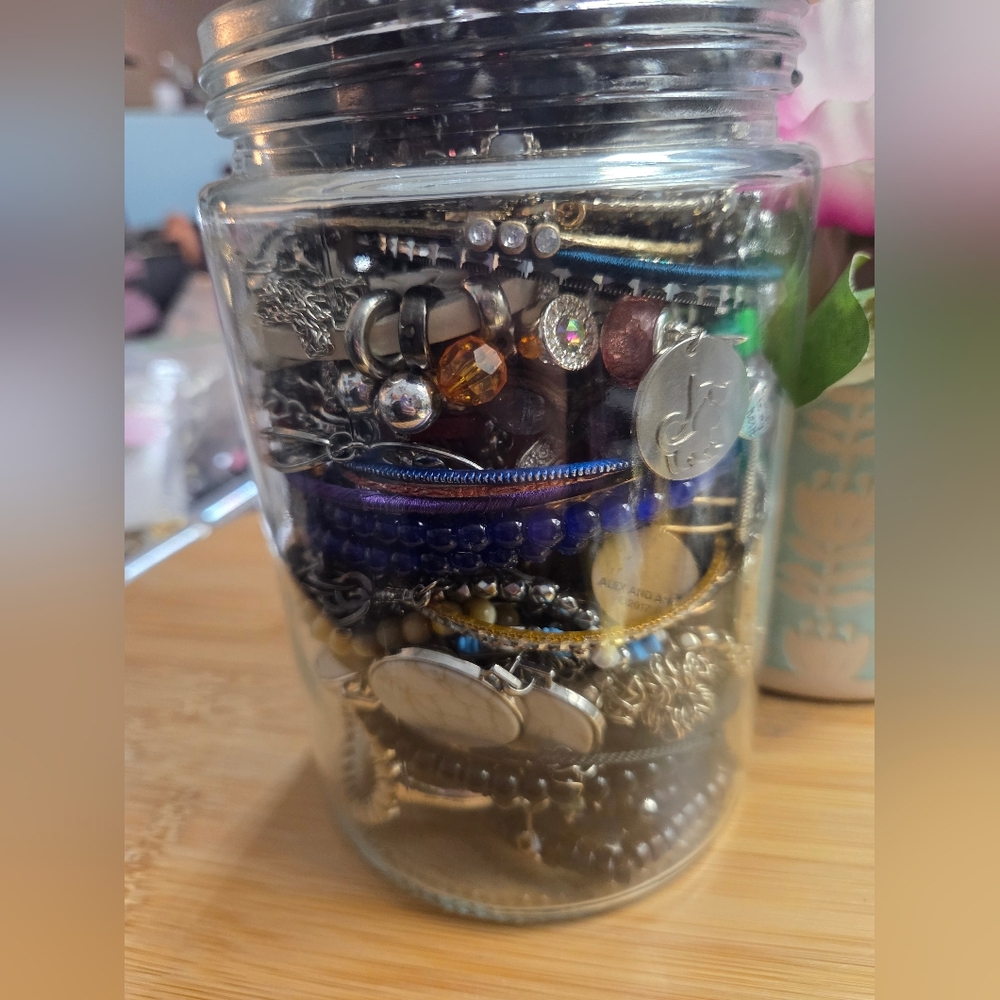 Mystery (Bracelets Only) Large Jewelry Glass Jar #25 - Picture 5 of 6